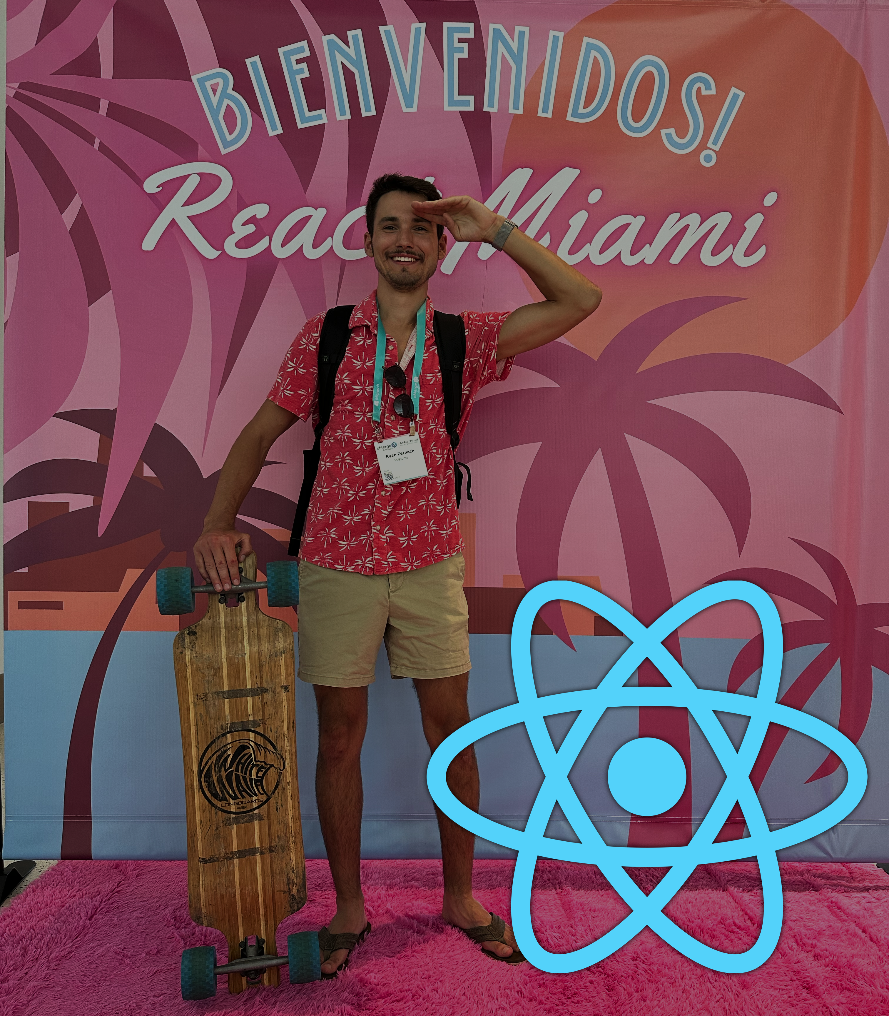 Ryan Zernach at React Miami, 2023