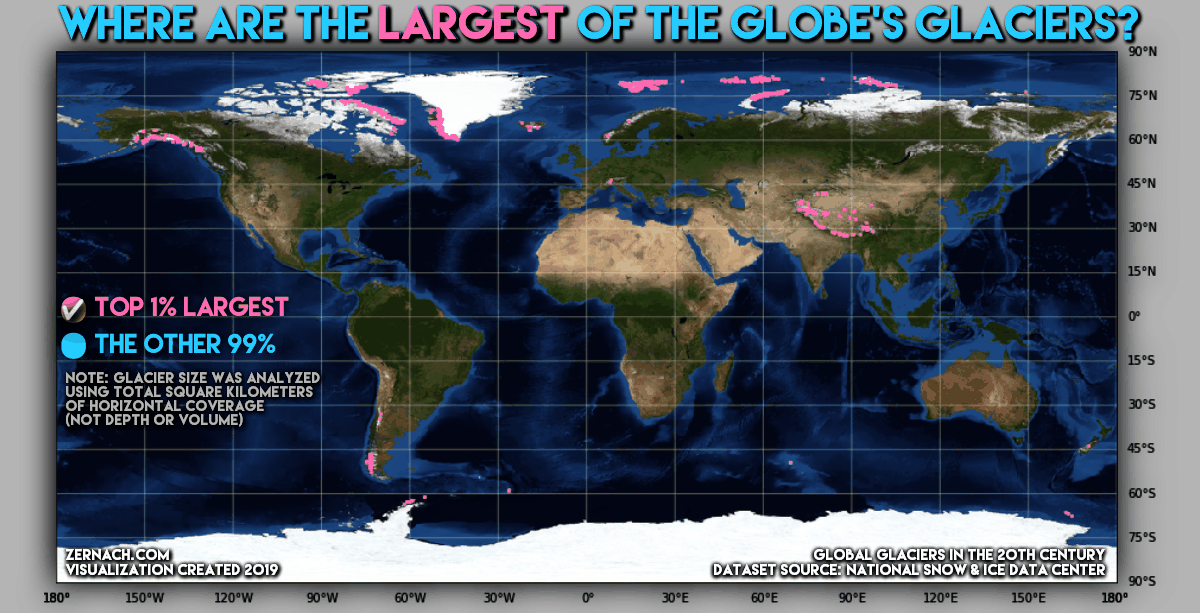 🧊 Global Glaciers: Where on Earth are They Located?